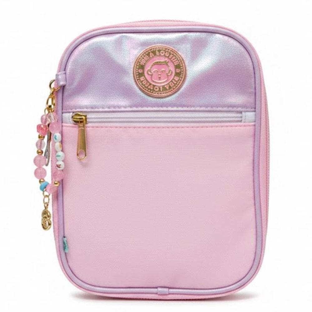 Estojo Escolar Infantil Box KK2634M Rosa - Kika