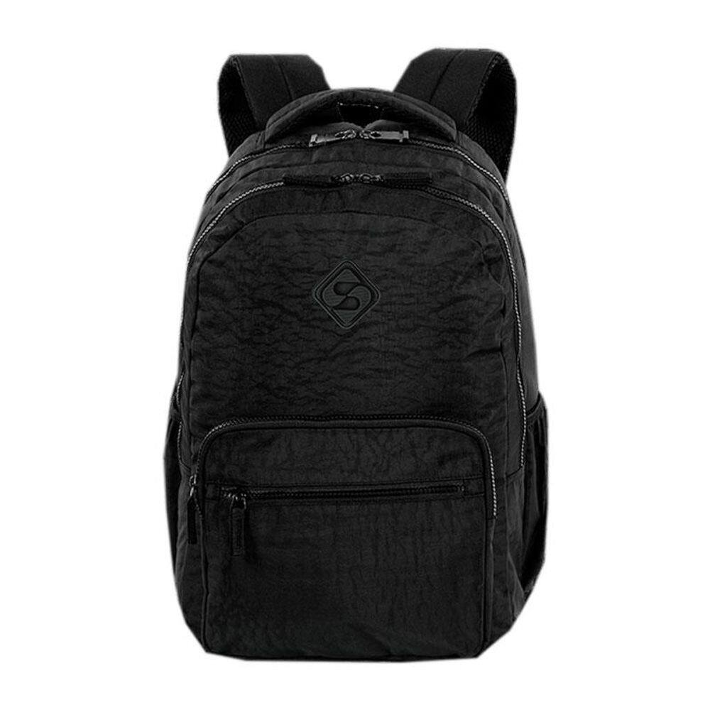 Mochila Escolar College Crinkle 7605101 Preto - Sestini