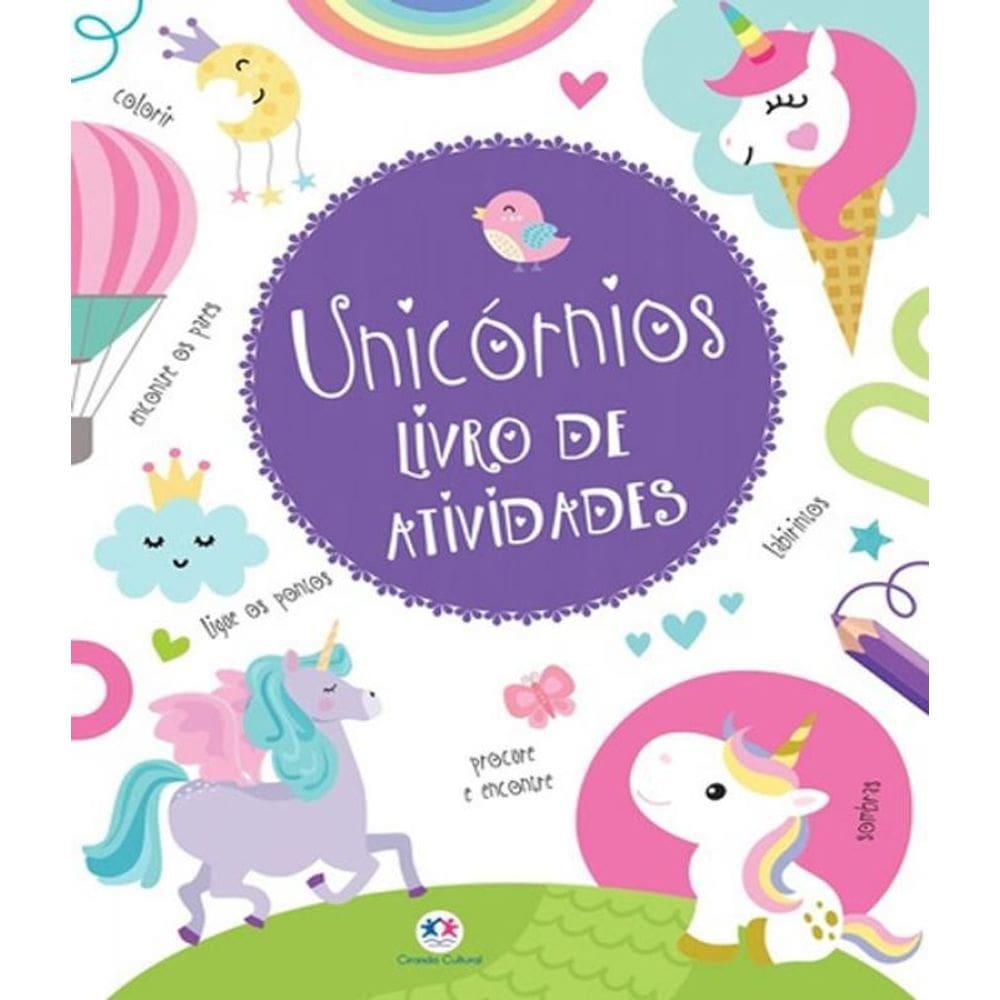 Livro Unicornios - Livro De Atividades