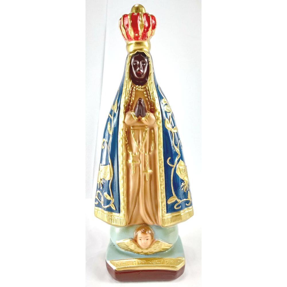 Imagem De Nossa Senhora Aparecida 20 Cm Gesso