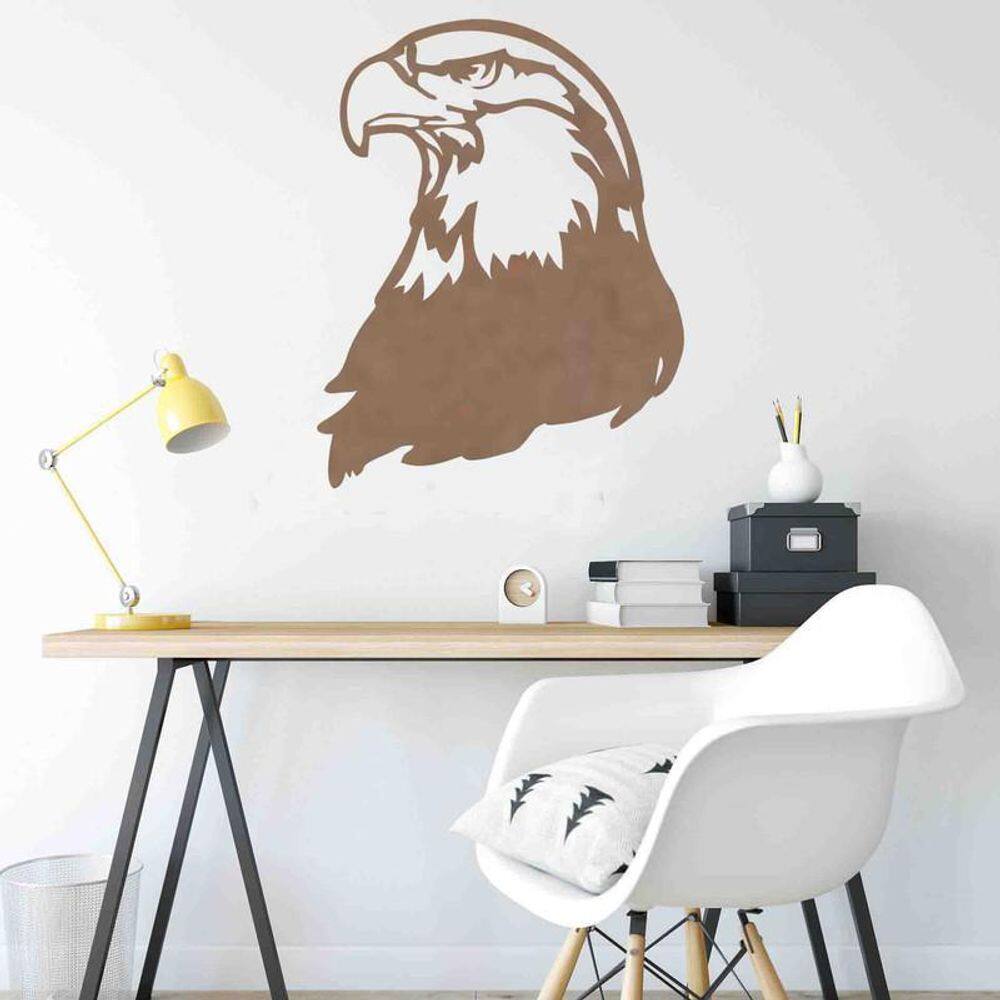 Quadro Decorativo Adorno Gavião 3Mm Vazado - Mdf