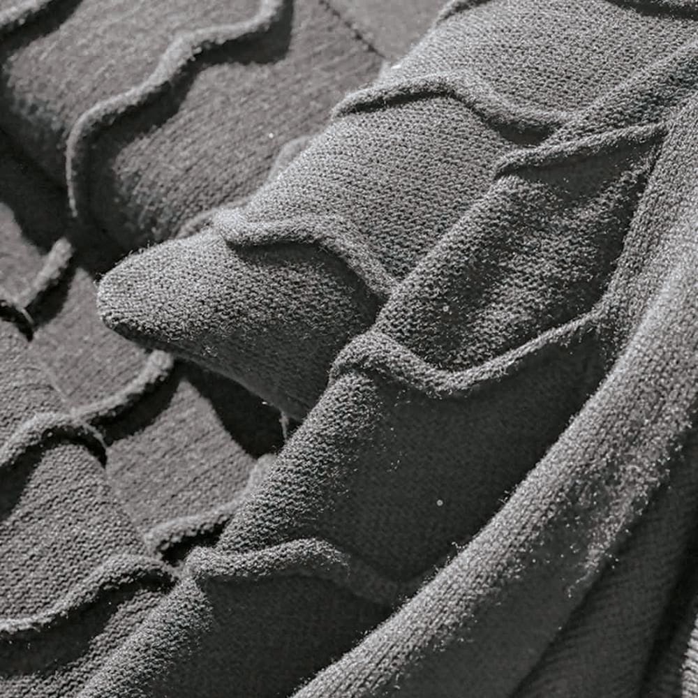 Almofada Tricô 45cm X 45cm Altenburg Serenité Cinza Aço