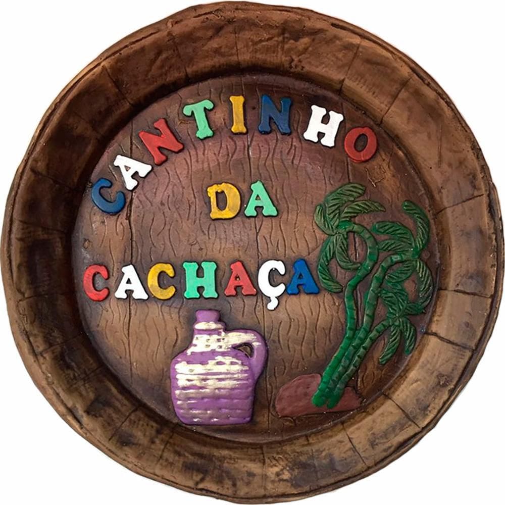 Tampa De Barril Artesanal Grande Cantinho Da Cachaça