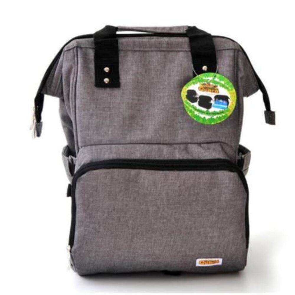 Mochila Maternidade Turminha Guara Cinza