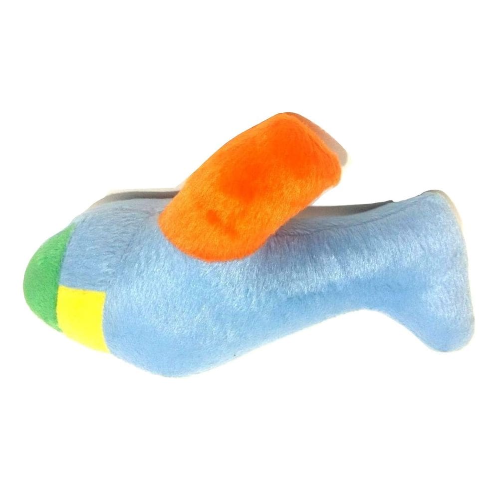 Brinquedo De Pelúcia Para Cães E Gatos Avião Azul