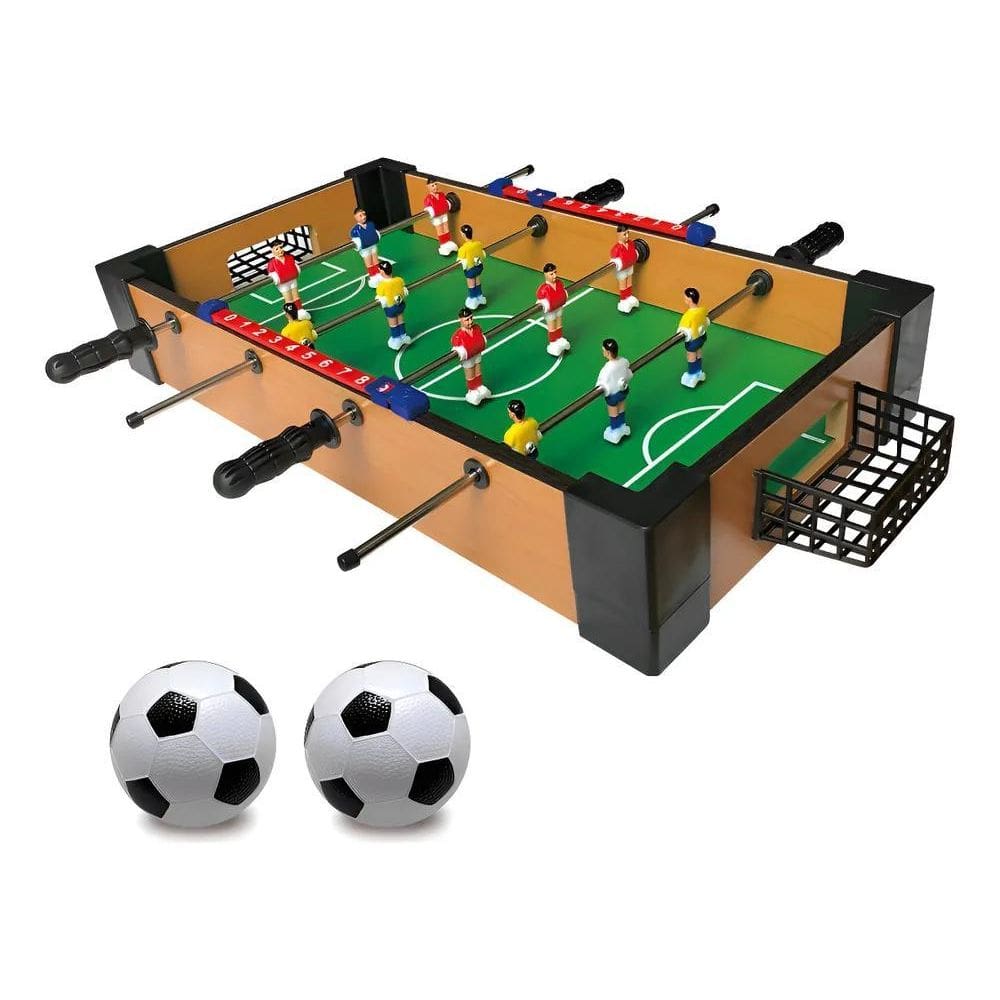 Mini Totó Portátil Madeira Para Levar Com Jogo Futebol Mesa