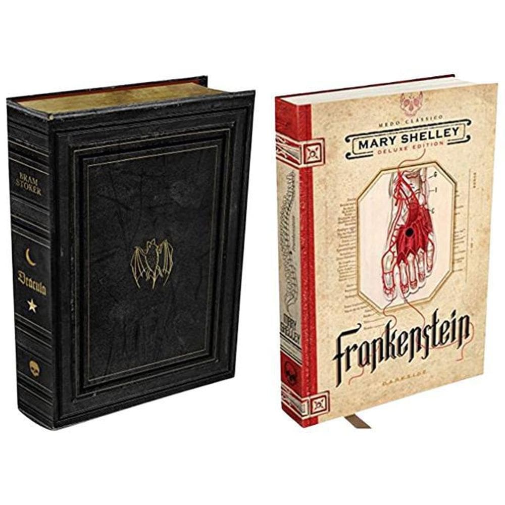 Kit 2 Livros Drácula + Frankenstein