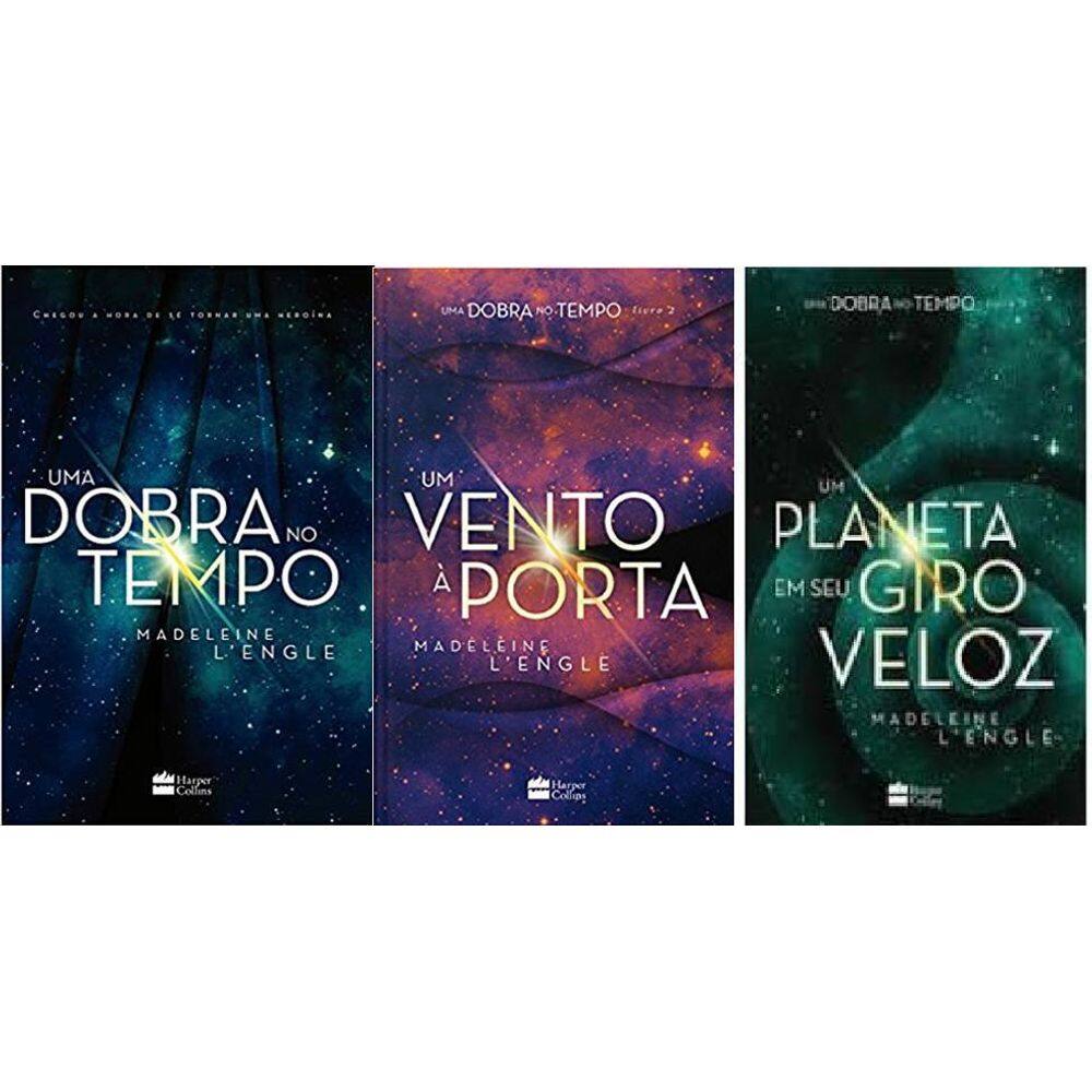 Kit 3 Livros Uma Dobra No Tempo + Um Vento À Porta + Um Planeta Em Seu Giro Veloz