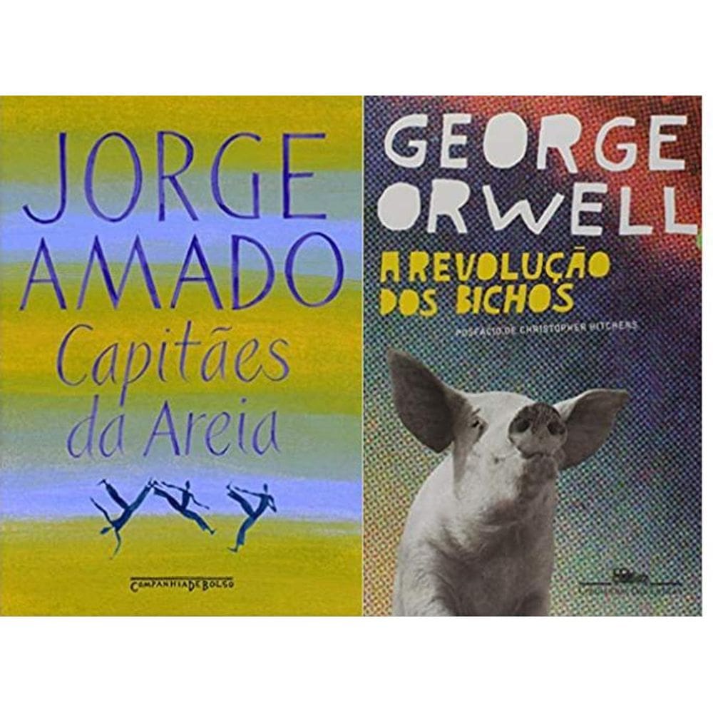 Kit 2 Livros Capitaes De Areia + Revolução Dos Bichos