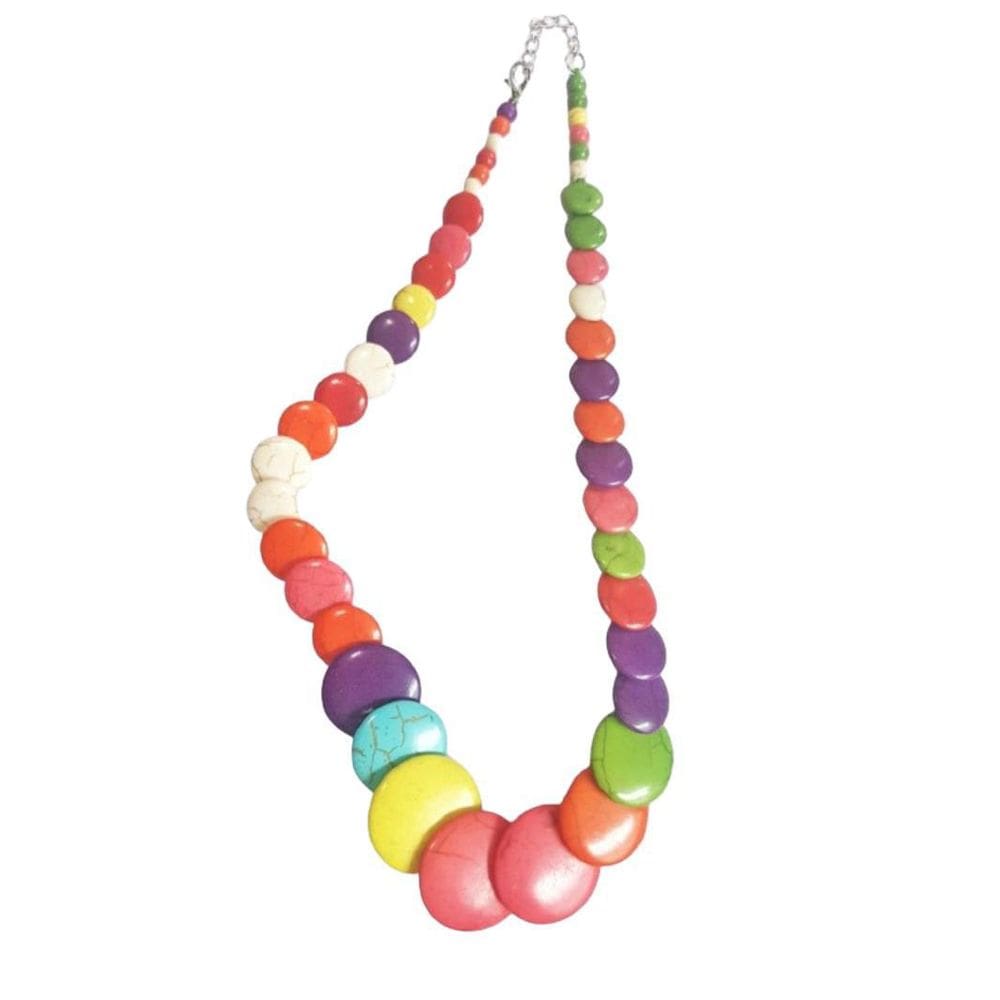 Colar Pedra Natural Howlita