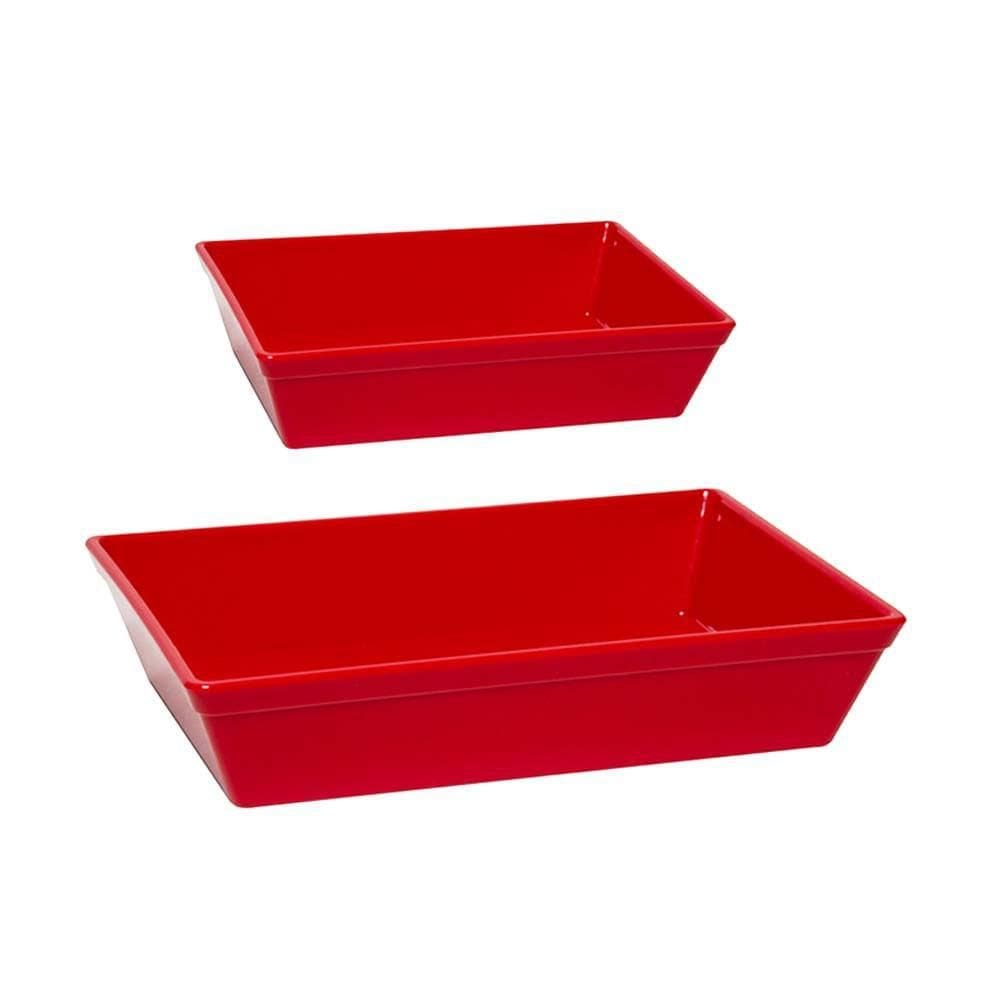 Kit De Travessa Stillo Vemplast 2 Peças P+G Vermelho
