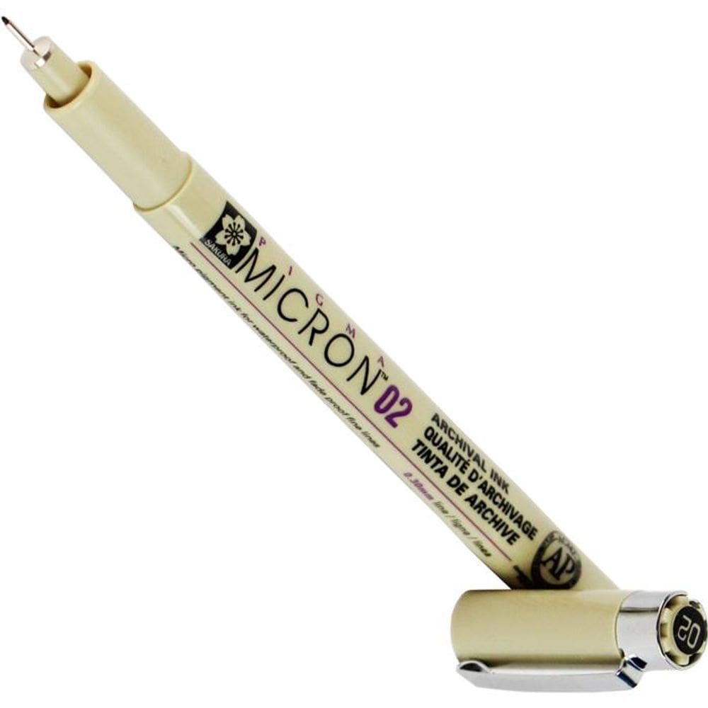 Caneta Nanquim Pigma Micron Sakura 02mm