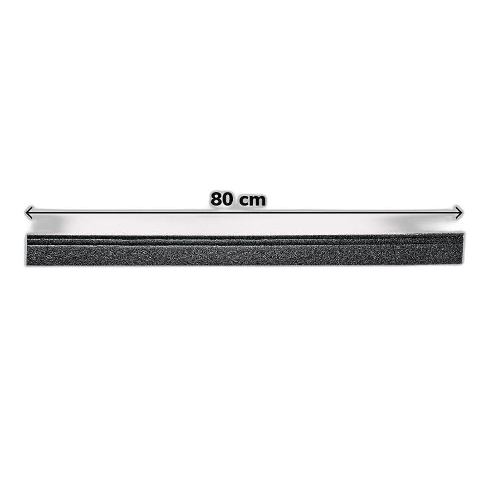 Veda Porta Adesivo Polietileno Preto 80Cm Rodinh Impermeável