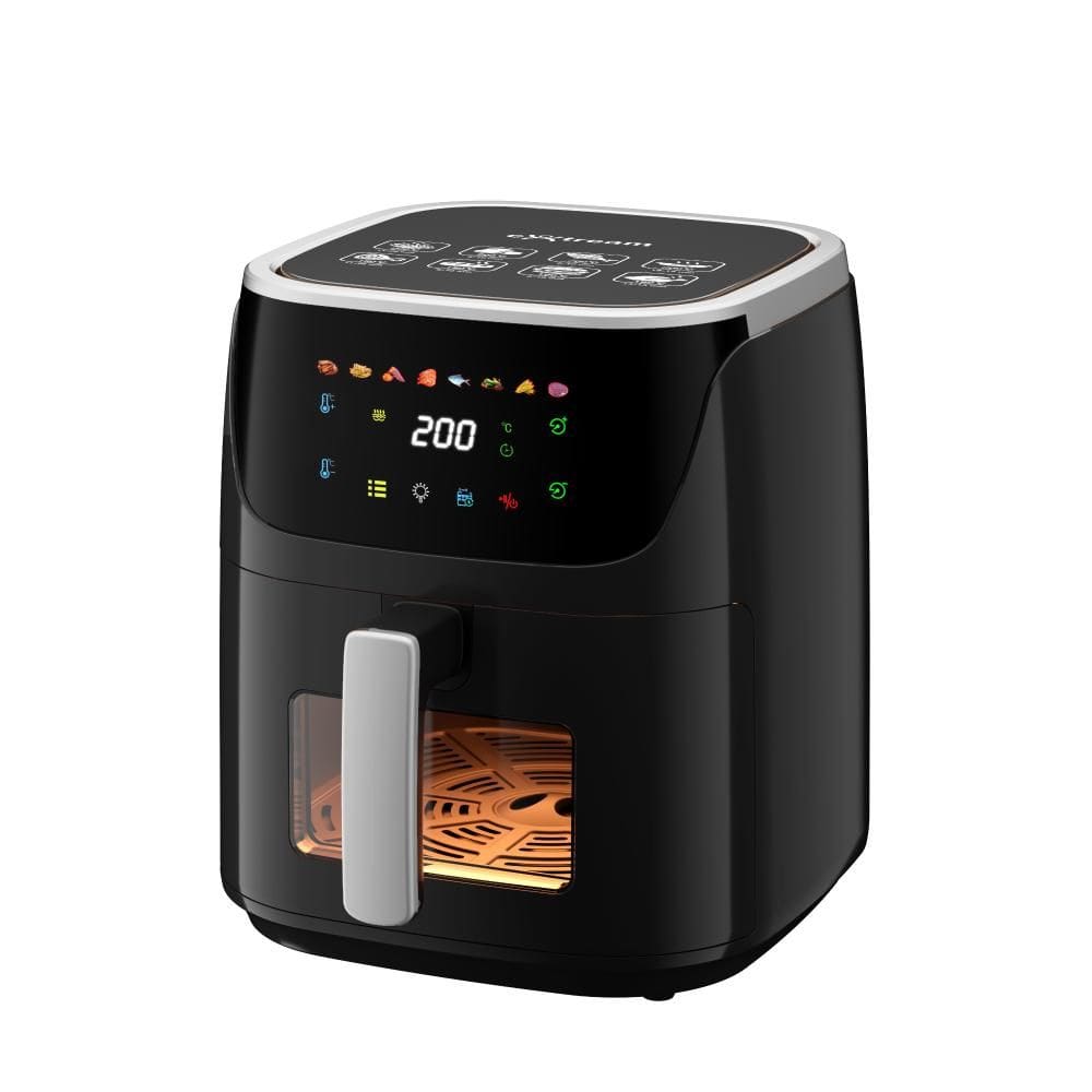 Air Fryer Fritadeira Elétrica Digital Extream Big Family 8L, Prata 220v