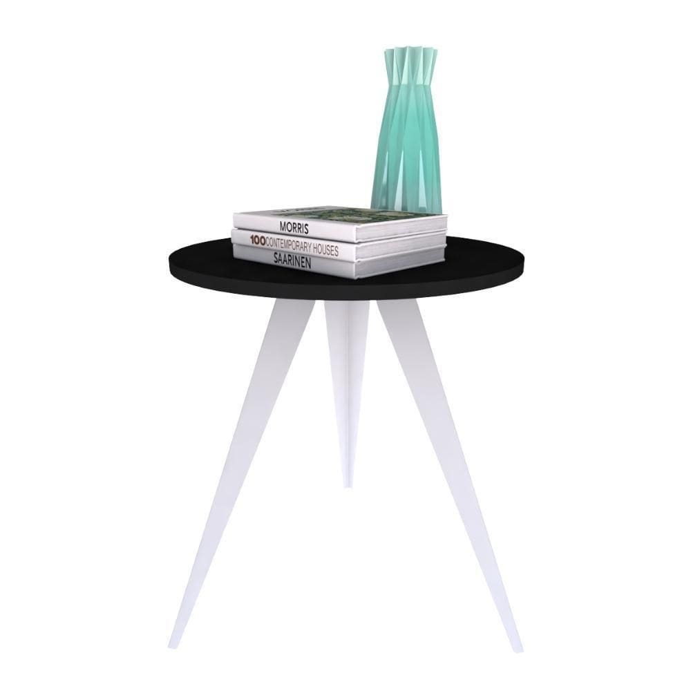 Mesinha Lateral De Canto Para Sala E Quarto Redonda B.P