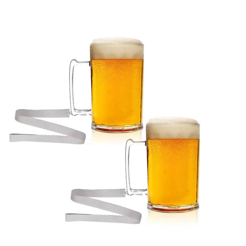 Kit 6 Canecas Gel Com Cordão Acrílico