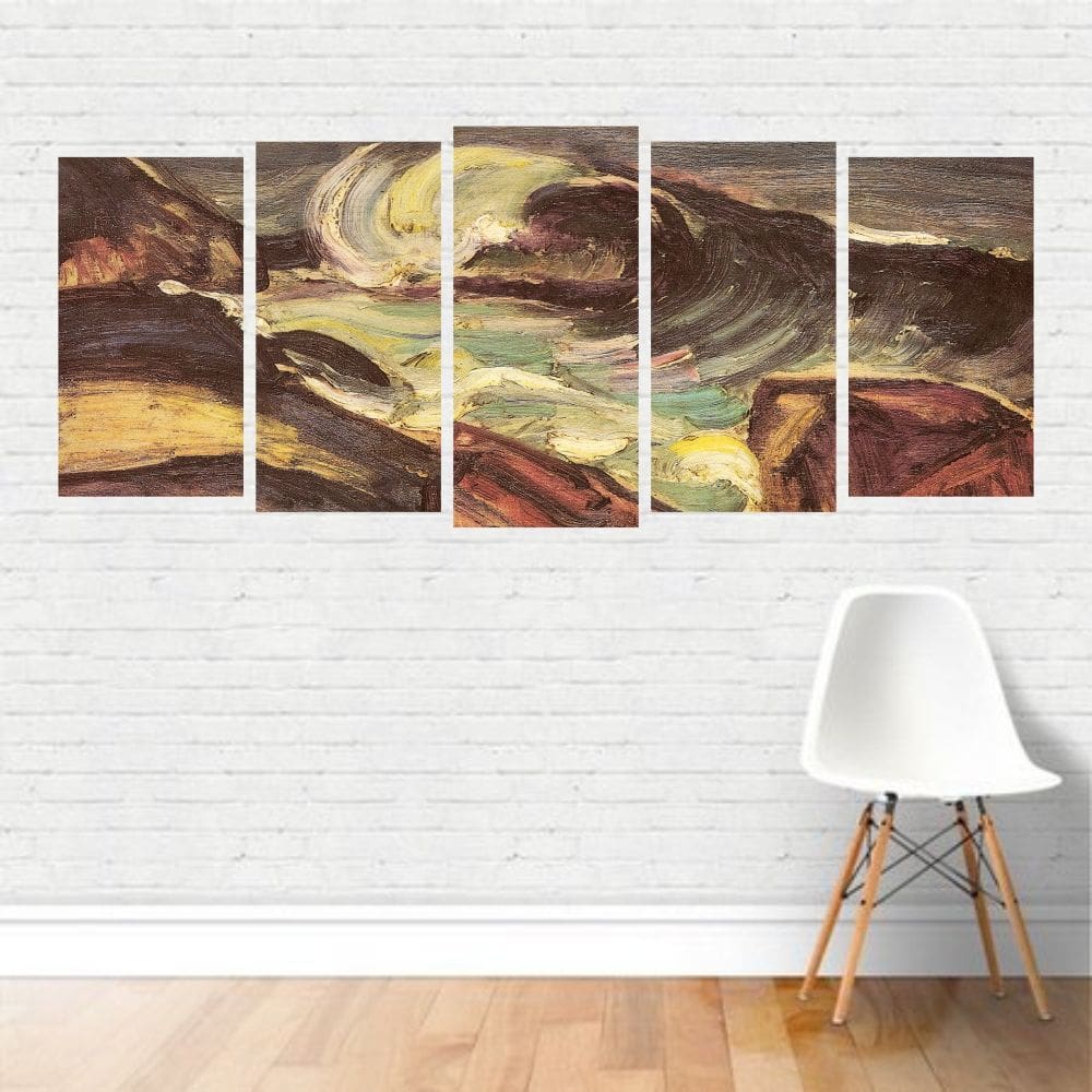 Quadro Artístico A Onda Anita Malfatti Expressionismo Canvas