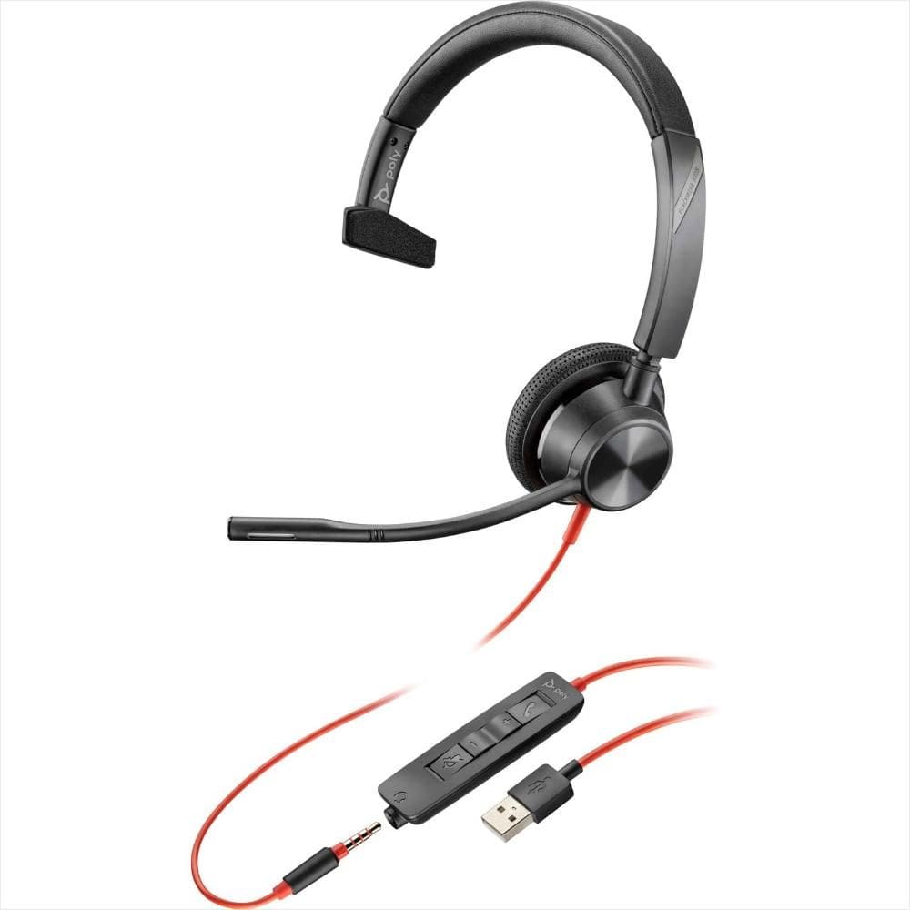 Headset com fio Blackwire C3315 USB-A 76J12AA Poly