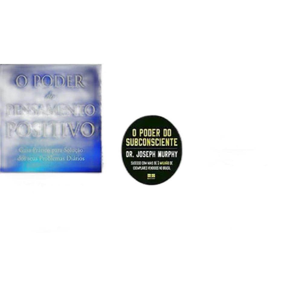 Kit 3 Livro Poder Do Pensamento Positivo Peça Será Atendido