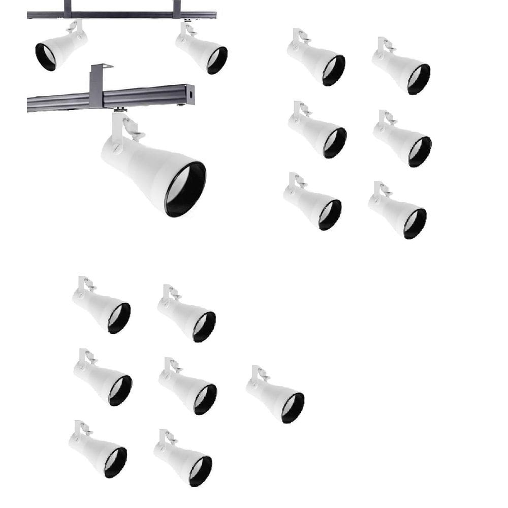 Kit 13 Spot Trilho Perfilado Eletro calha Par20 Bulbo OL11