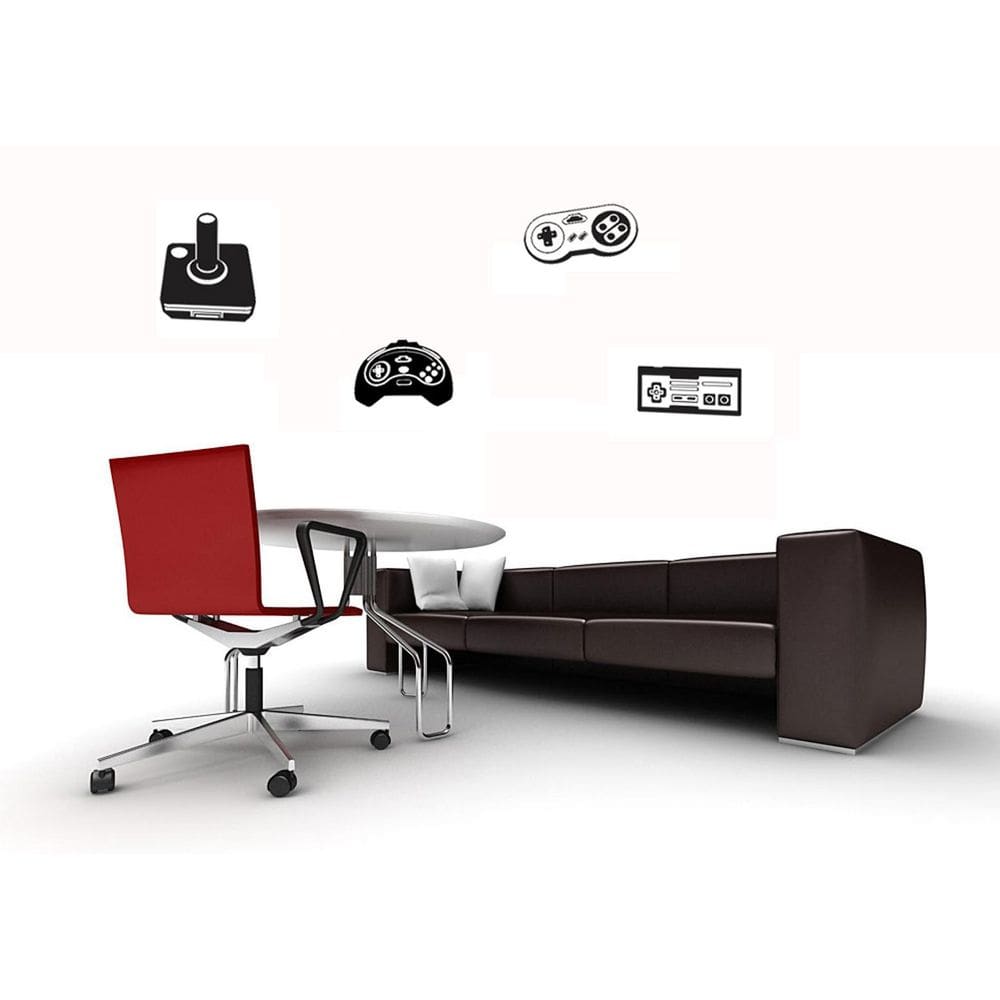 Adesivo De Parede Decorativo 4 Controle De Video Game