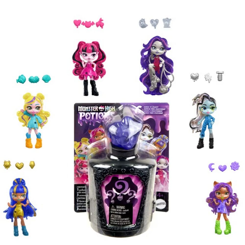 Mattel Monster High Mini Boneca Poções de Monstro Surpresa
