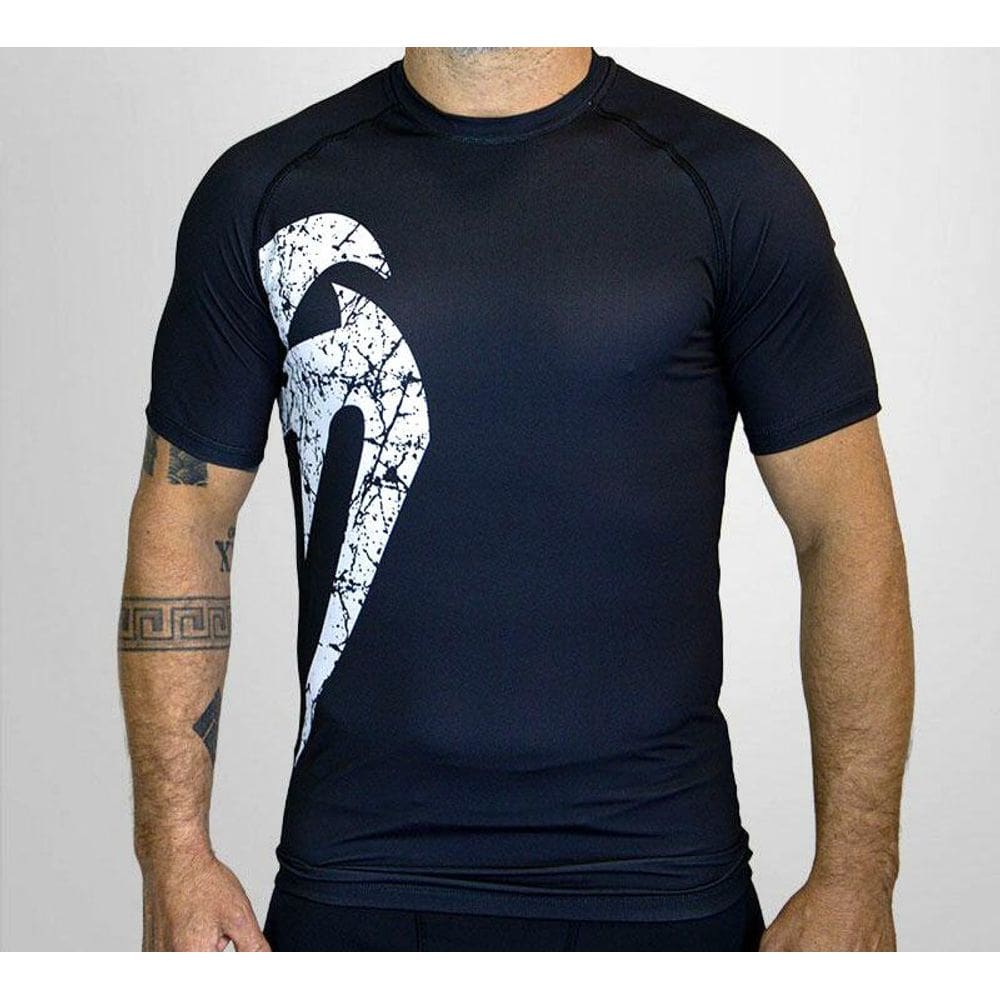 Camisa Venum Rashguard GIANTClassic MC pto - venum