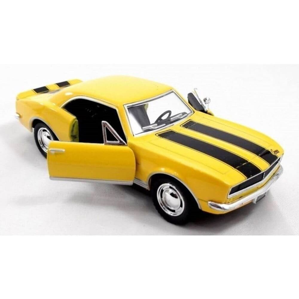 Camaro Z-28 1967 Kinsmart 1:37 Amarelo