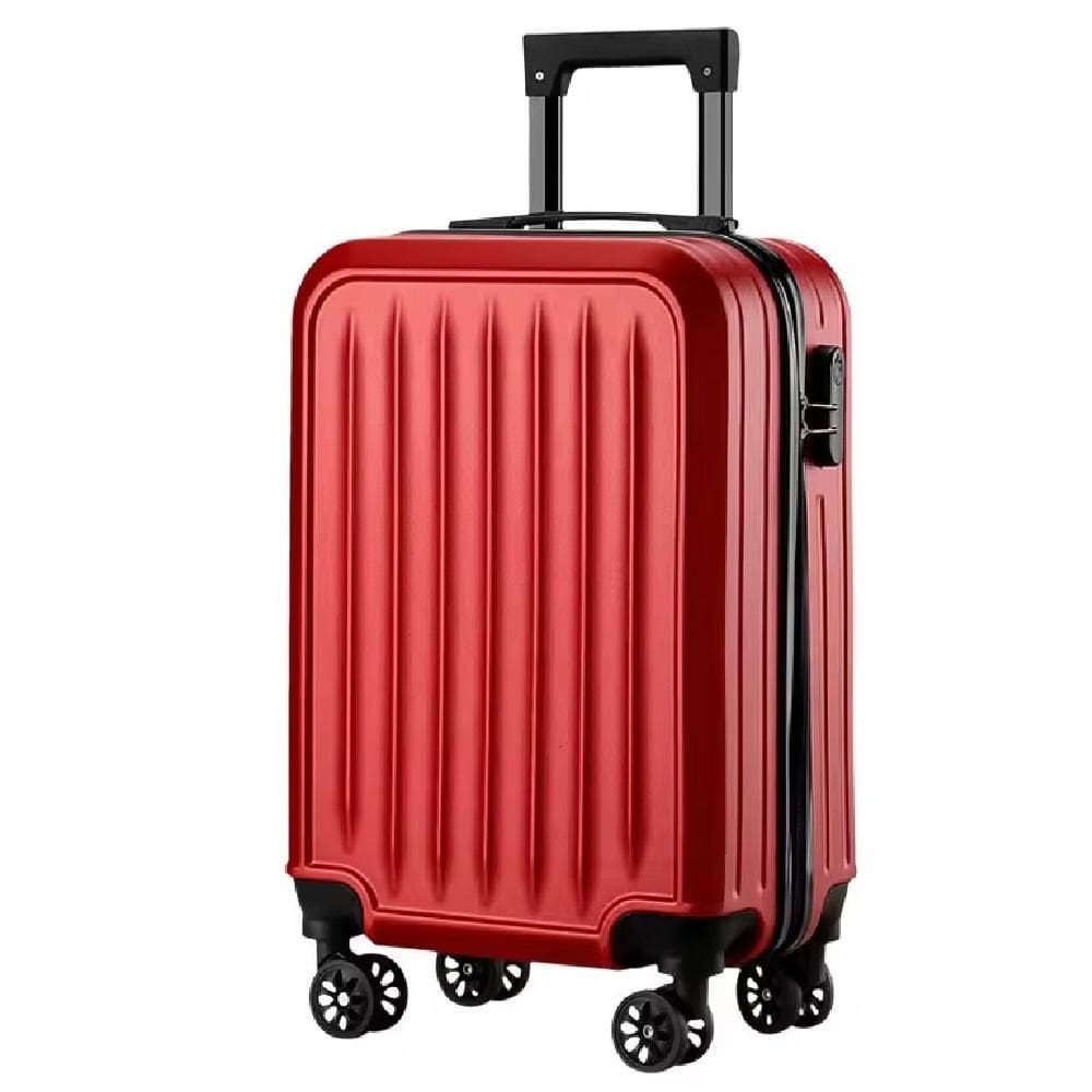 Mala De Viagem Padrao Anac 4 Rodinhas 360 Bolsa Bordo Pequena Executivo Aviao Cadeado Vermelha