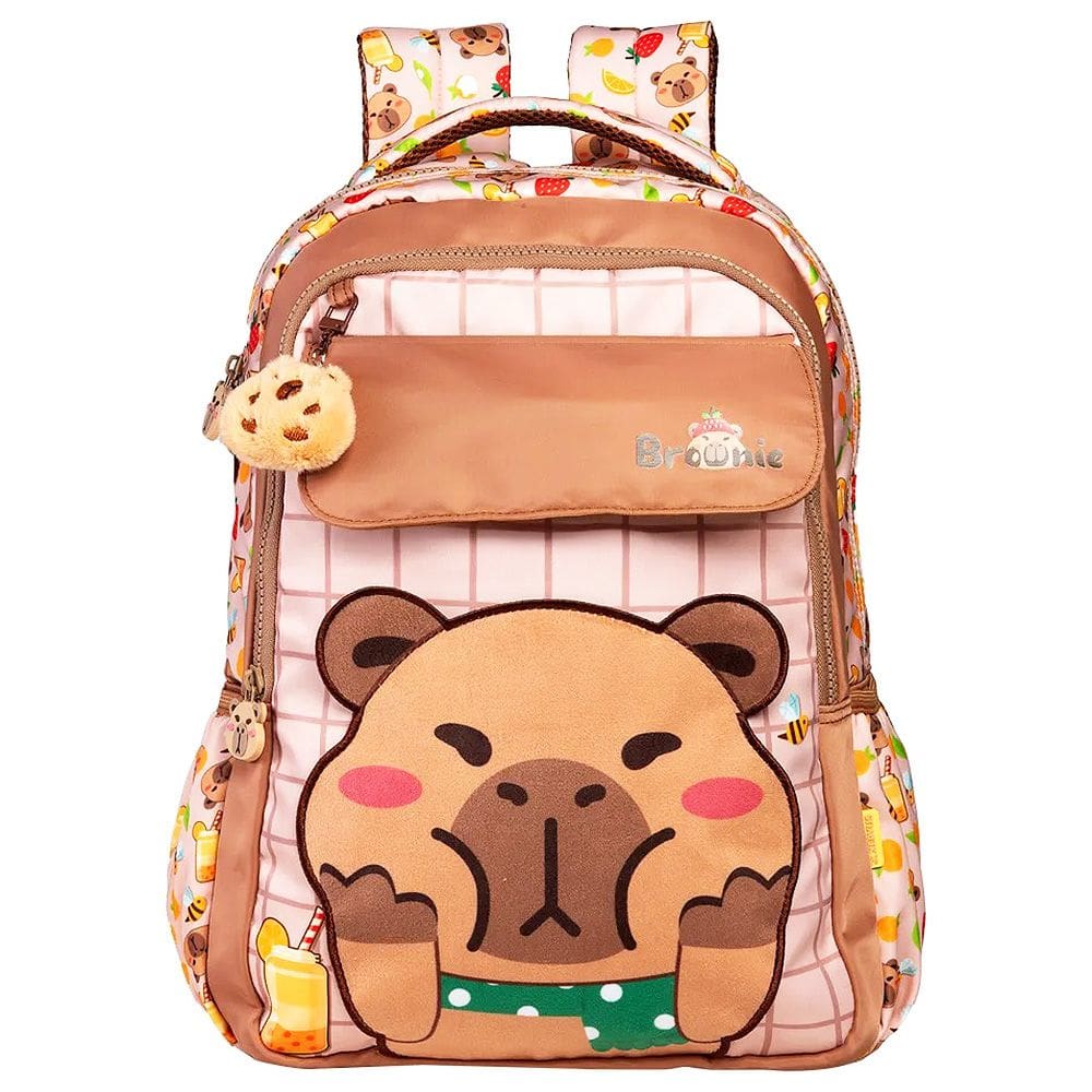 Mochila Escolar 16`` Petit Brownie Capivara 15922 - Xeryus