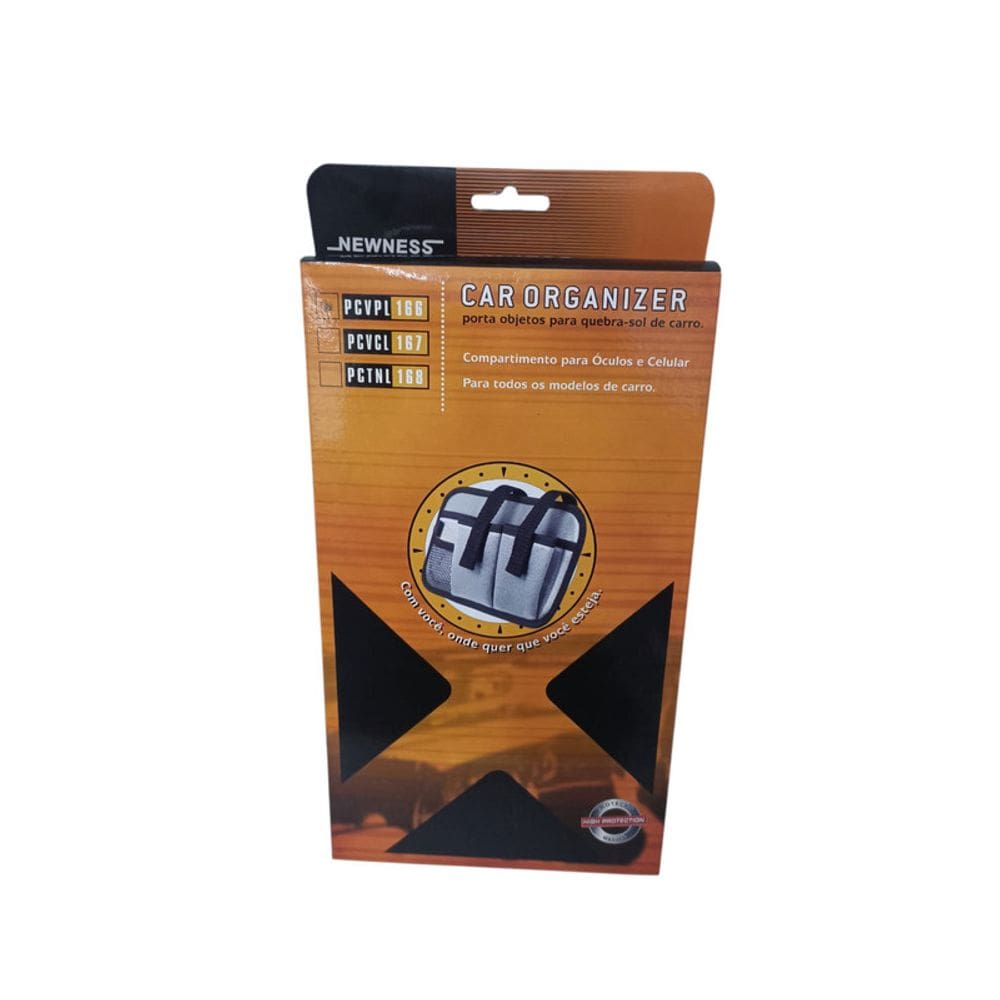 Porta Objetos Para Quebra Sol de Carro Celular, Oculos