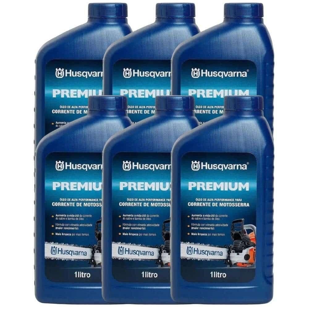 Óleo Lubrificante para Corrente 1 Litro 6 Unidades HUSQVARNA