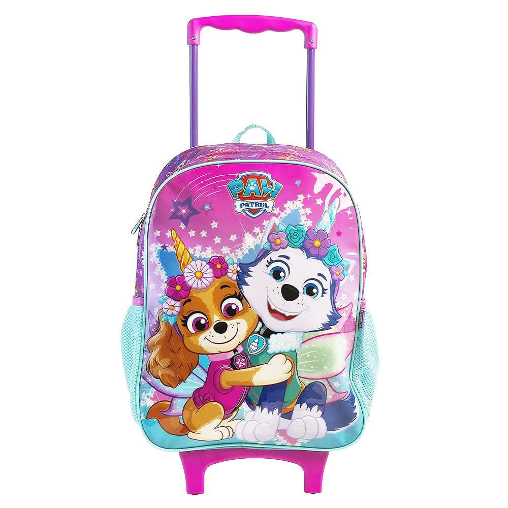 Mala Infantil Escolar 16”  Patrulha Canina Skye com Rodas 15250 - Xeryus