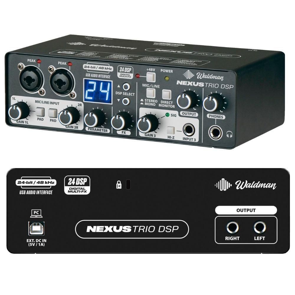 Interface De áudio Nexus Trio Dsp Waldman