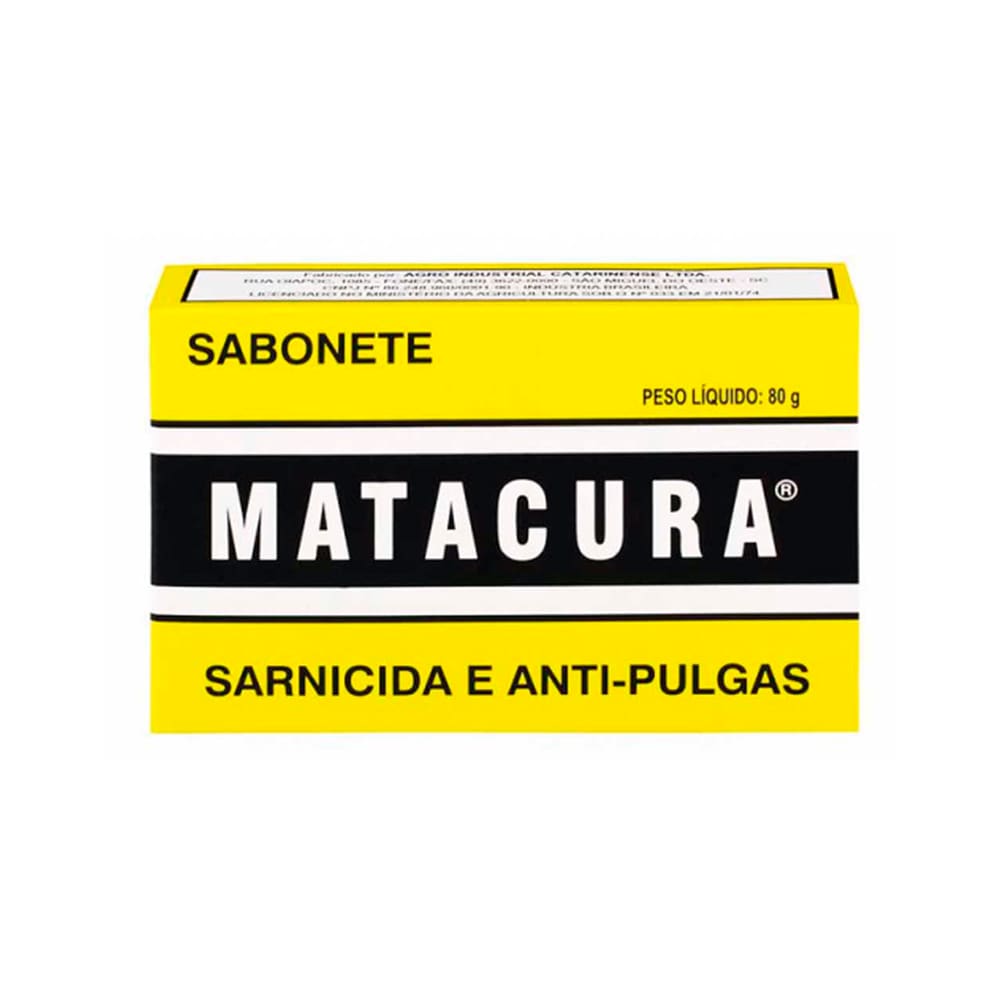 Sabonete Antipulgas Matacura 80g