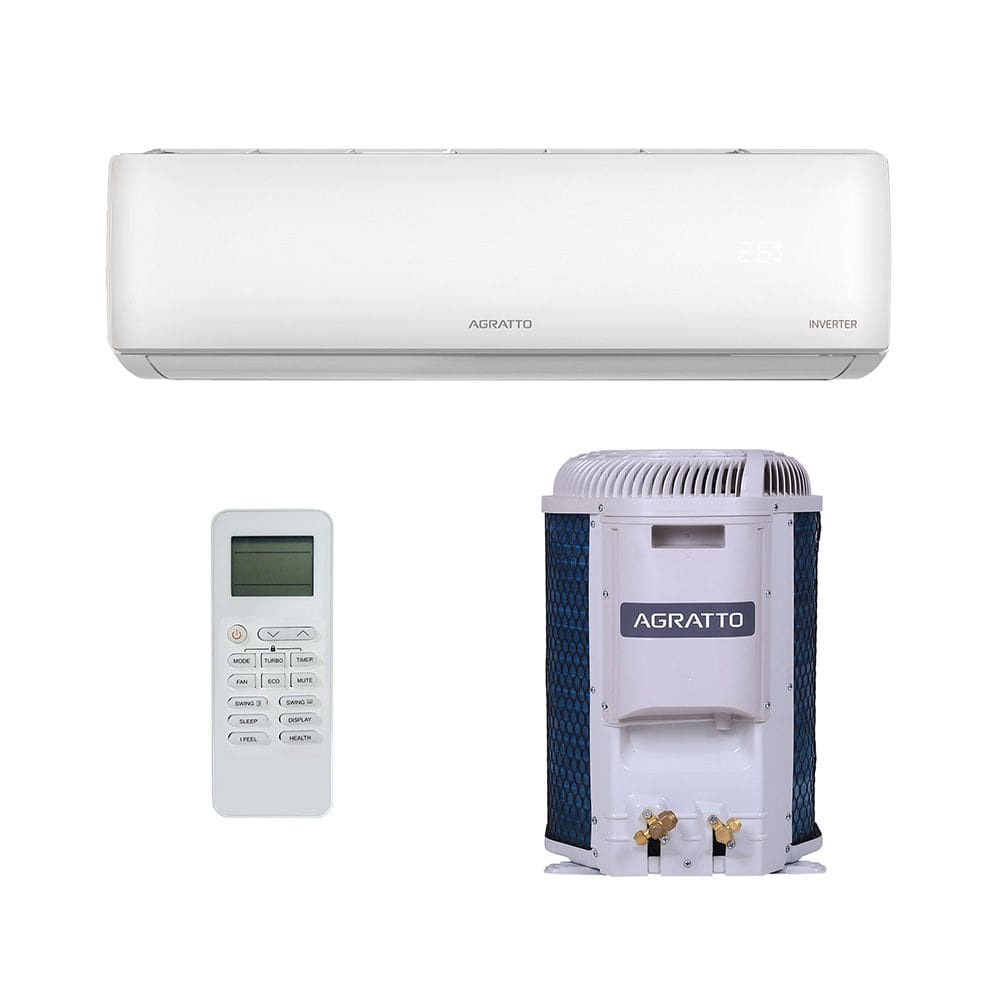 Ar Condicionado Split Hi Wall - Inverter R-32 - Zen - Agratto - 12.000 BTUs - Frio - 220V Monofásico