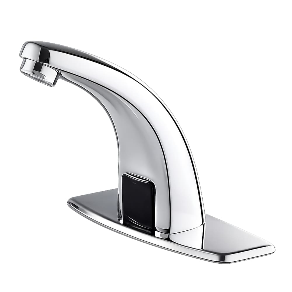 Torneira Automática Banheiro Comercio Restaurante Hospital Prateado Cromado 127/220v