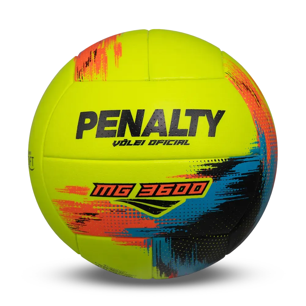 Bola Vôlei Penalty Mg 3600 Oficial Soft Xxv Amarela