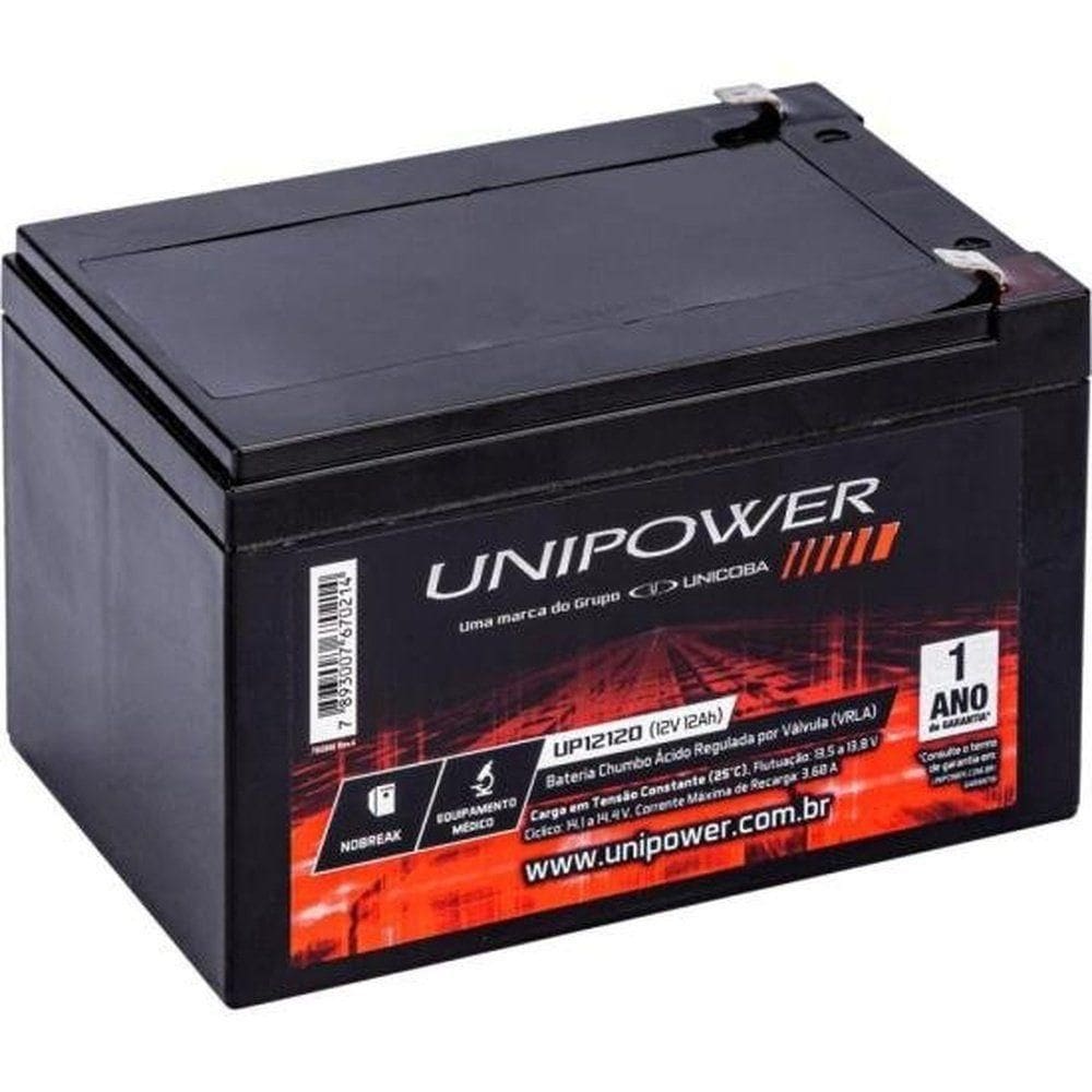 Bateria Estacionária 12v 12ah Unipower