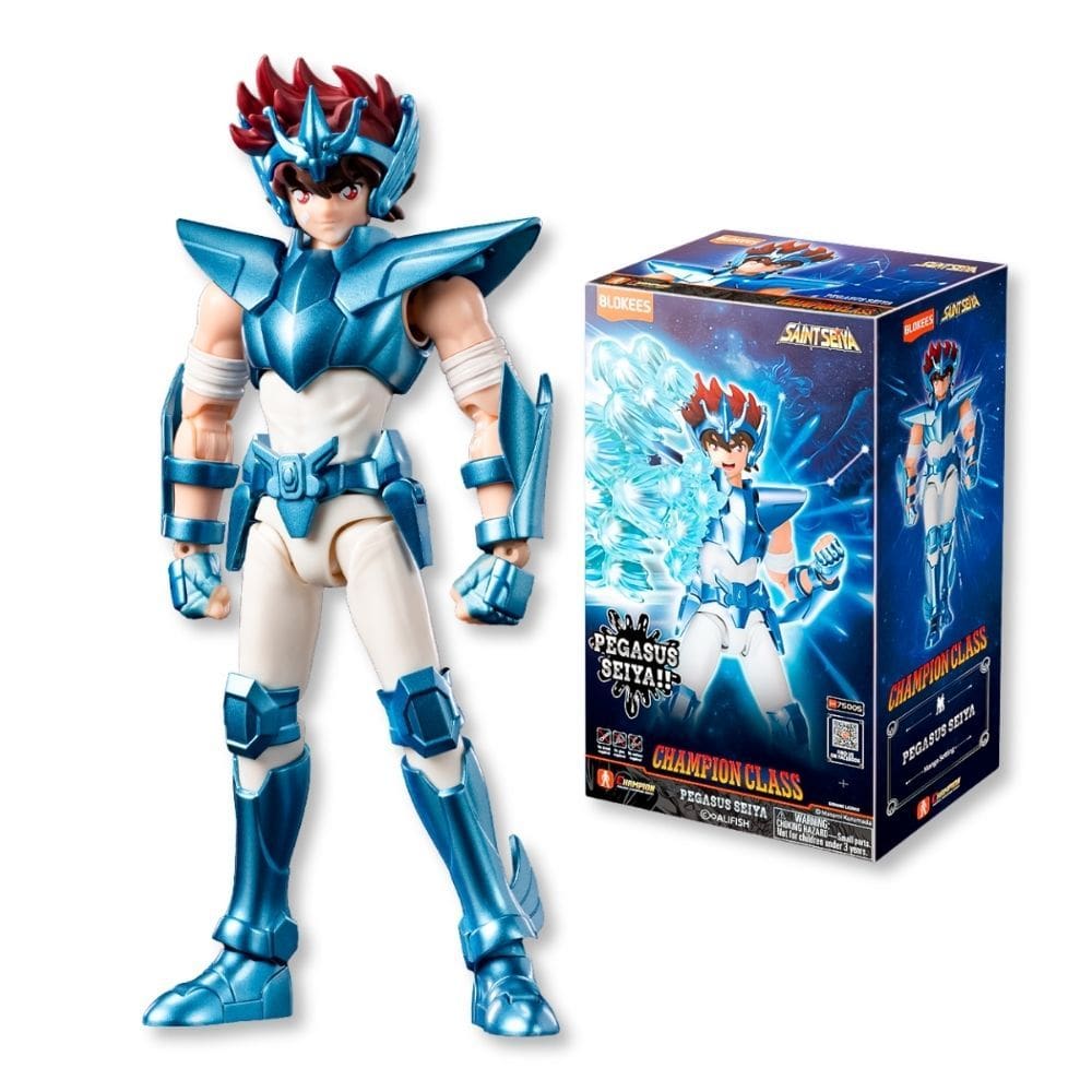 Boneco Articulado Blokees Cavaleiros Do Zodiaco Saint Seiya Pegasus 14 Cm - Polibrinq