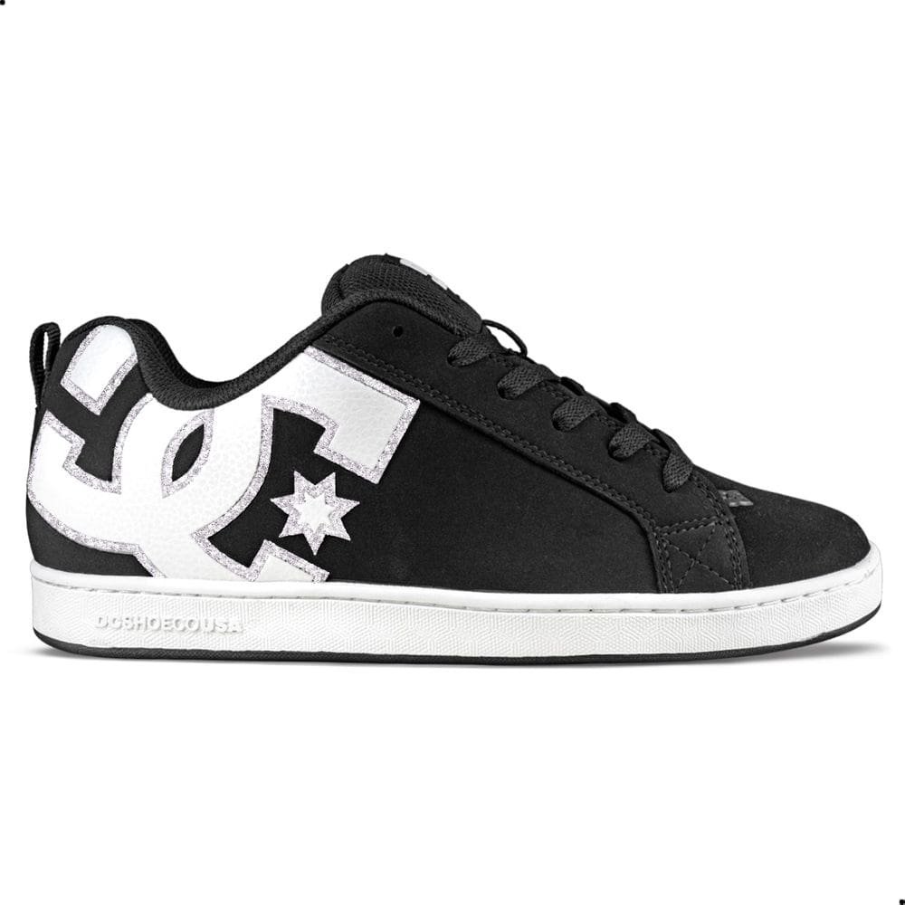Tênis DC Shoes Court Graffik IMP Stencil Unissex | Preto