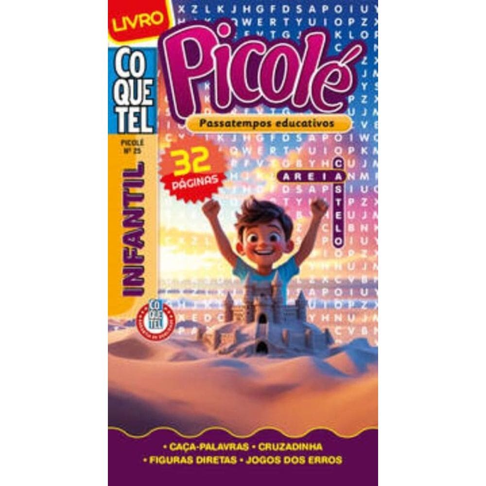 Livro Coquetel Picolé 25 - Passatempos Educativos