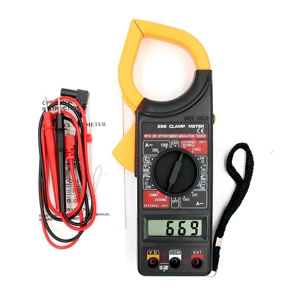 Alicate Amperímetro E Multímetro 2 Em 1 – Medições Elétricas Precisas E Seguras