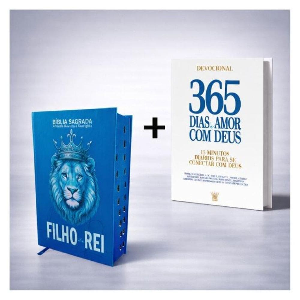 Kit Amor Com Deus - Combo 1 Bíblia + 1 Devocional