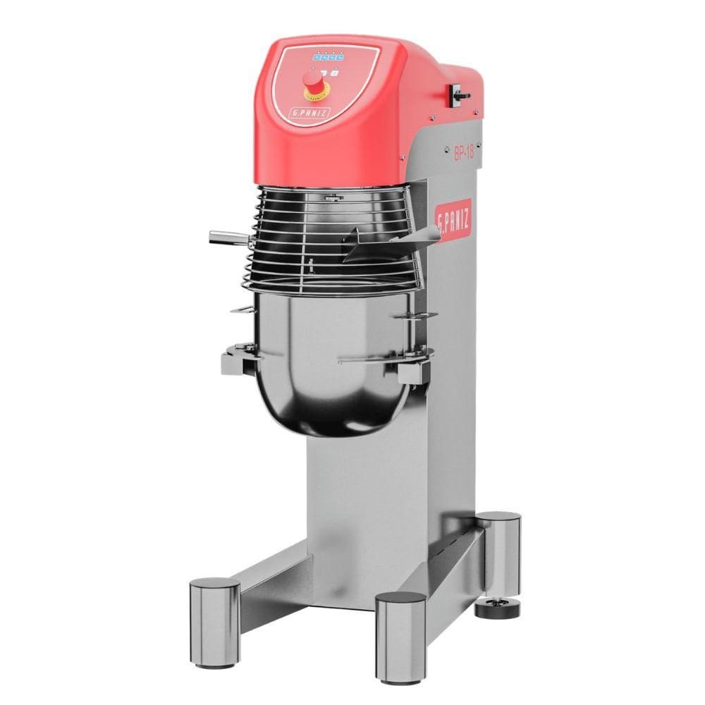 Batedeira Planetária de Coluna 18L Profissional 4 Velocidades 1cv Inox BP 18 G2 I 220v - Gpaniz 39742