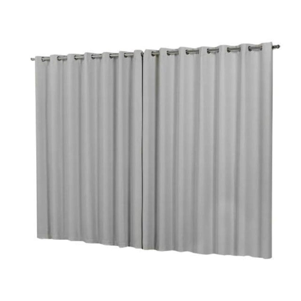 Cortina Lisboa Blackout 2 Metros Modelo Novo Branco Gelo