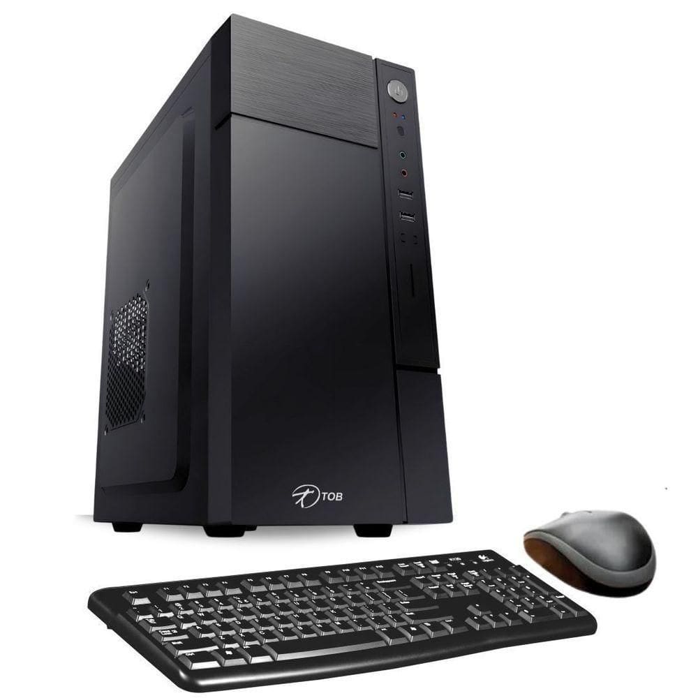 Computador Tob Intel Core I7 10700f Com Ssd 480gb Memória 16gb Vga 1gb Teclado + Mouse Windows 10 Trial Desktop Pc Cpu