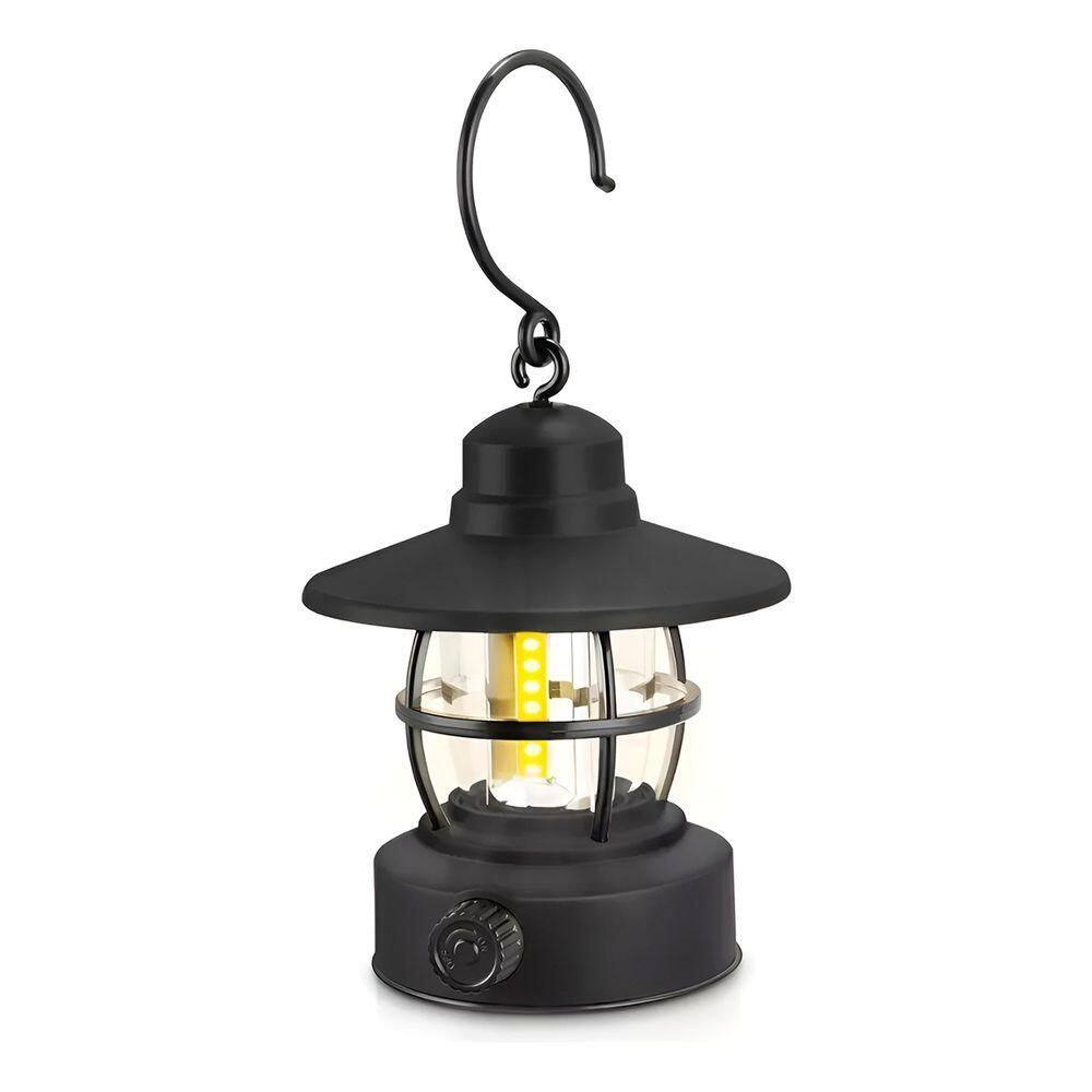 Luminária Formato Lampião Led Recarregável Resistente