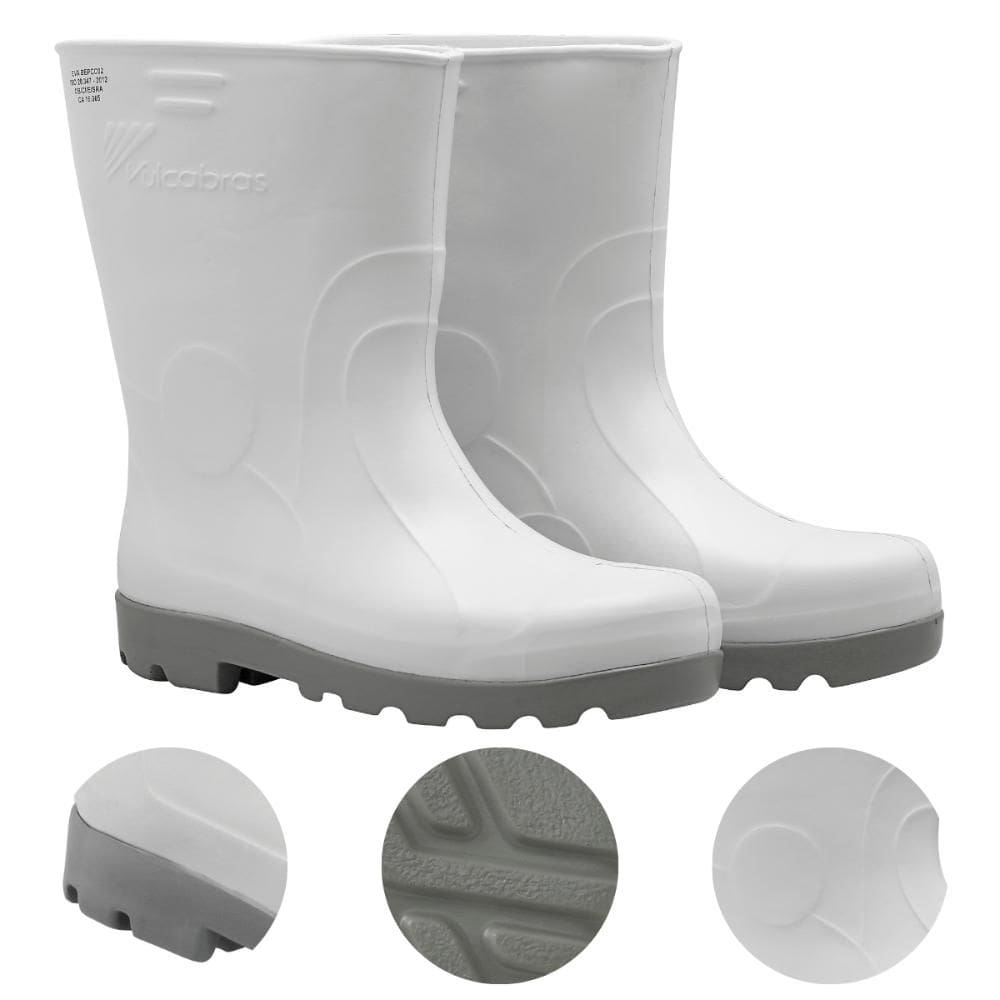 Bota de Proteção Para Eletricista Galocha Cano Curto Impermeável EVA Overtech BEPCC02 Vulcabras