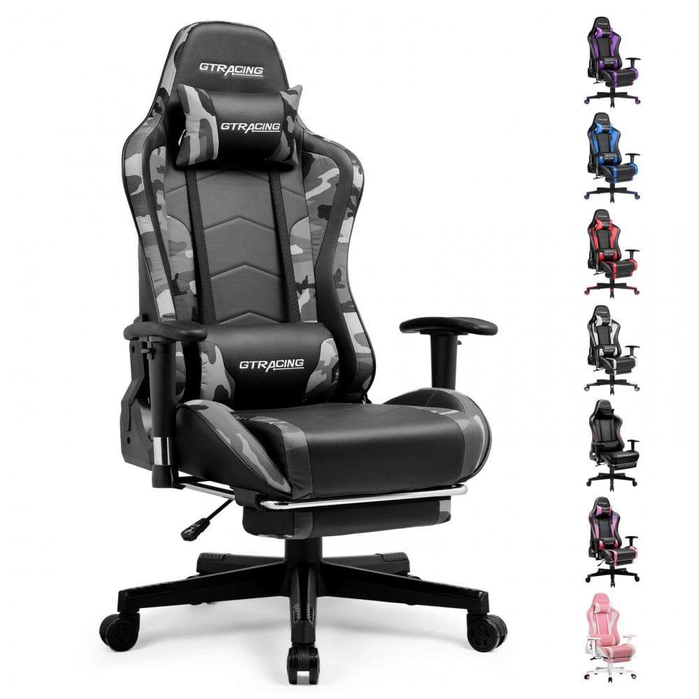 MP - Gtracing Cadeira Gamer Ergono mica Ajust